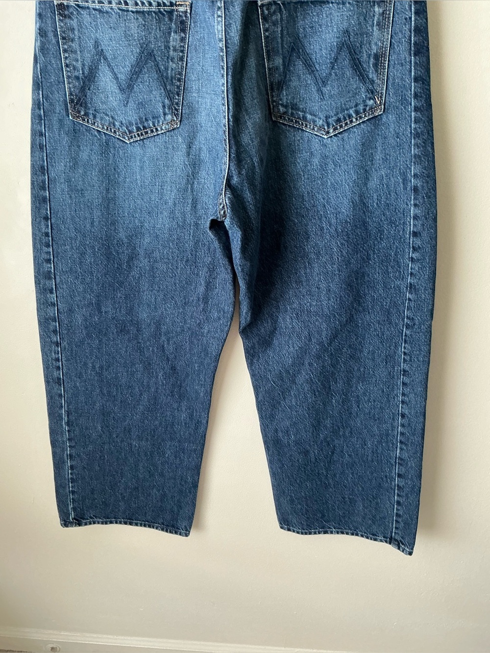 MOTHER SUPERIOR Jeans Half-Pipe Ankle Did You Bring Me Anything? Blue Size 32 - Picture 7 of 15